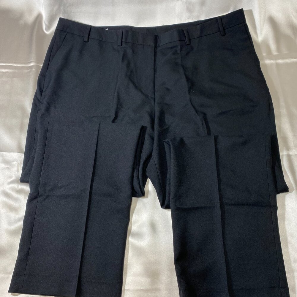 Edwards Ladies Microfiber Flat Front Dress Work Pants Lined Waist,Size24UR,NEW